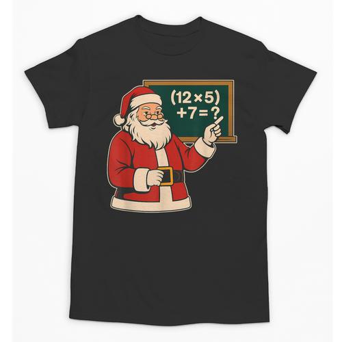 67 Teacher Christmas Santa Six Seven Meme Brainrot Math Joke Unisex T-Shirt - teacherstshirts.com AU