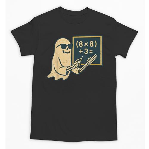 67 Teacher Halloween Skeleton Ghost Six Seven Meme Math Unisex T-Shirt - teacherstshirts.com DE
