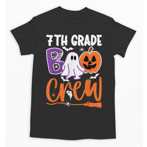 7th Grade Boo Crew Teacher Student Halloween Costume Unisex T-Shirt - teacherstshirts.com UK