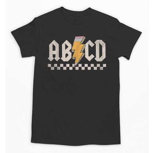 ABCD Back In Class First Day Back To School Teacher Student Unisex T-Shirt - teacherstshirts.com AU