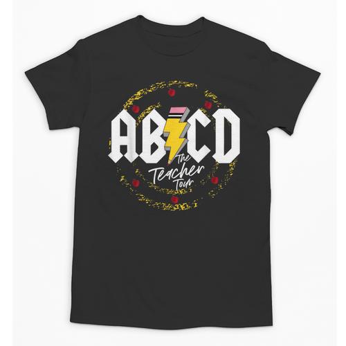 ABCD The Teacher Tour Last Day Of School Rockin' Teacher Unisex T-Shirt - teacherstshirts.com