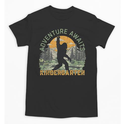 Adventure Awaits Bigfoot Teacher Kindergarten Back To School Unisex T-Shirt - teacherstshirts.com DE