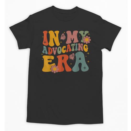 In My Advocating Era Advocate Autism Awareness Sped Teacher Men Women Kids Unisex T-Shirt - teacherstshirts.com CA