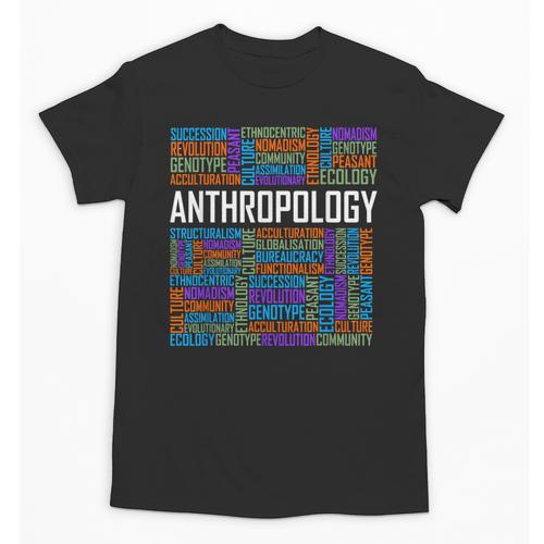Anthropology Words Anthropologist Teacher Unisex T-Shirt - teacherstshirts.com