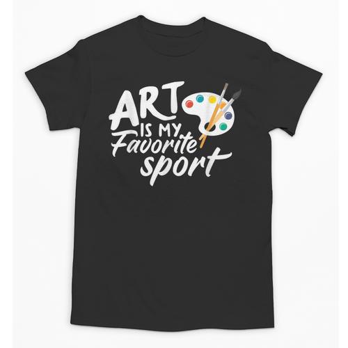 Art Is My Favorite Sport Artist Art Lover Teacher Unisex T-Shirt - teacherstshirts.com DE