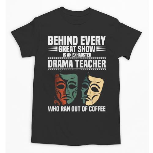 Theatre Teacher Drama Lover Theatre Mask Drama Teacher Unisex T-Shirt - teacherstshirts.com