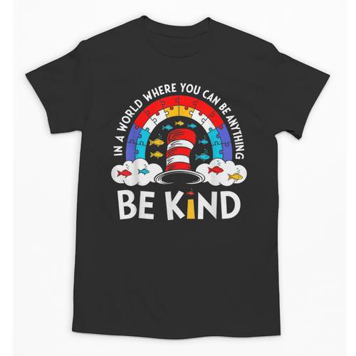 Autism Awareness For Teacher Why Fit In Doctor Cat Hat Cool Unisex T-Shirt - teacherstshirts.com CA