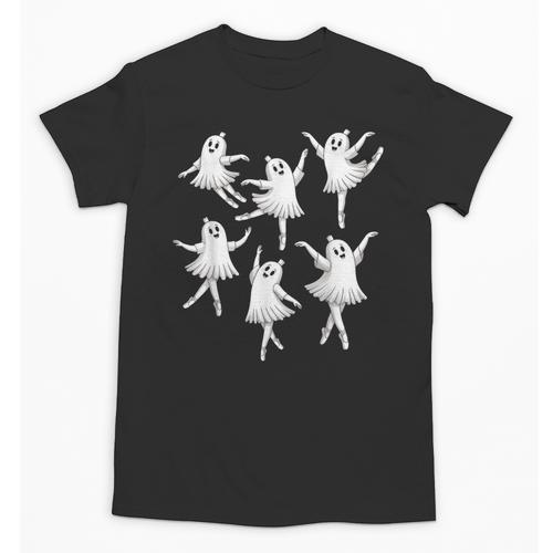 Ballet Ghost Dancer Spooky Dance Teacher Halloween Costume Unisex T-Shirt - teacherstshirts.com UK