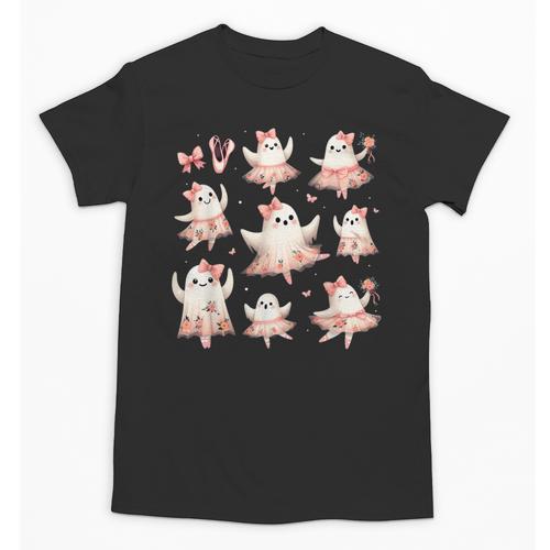 Ballet Ghost Ballet Dancer Spooky Dance Teacher Halloween Unisex T-Shirt - teacherstshirts.com AU