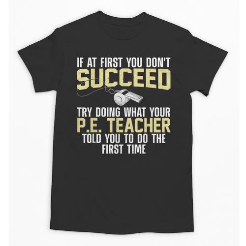 Best PE Teacher Art For Men Women Physical Education Teacher Unisex T-Shirt - teacherstshirts.com DE