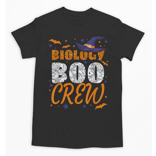 Biology Boo Crew Halloween Biology Teacher Matching For Men Women Kids Unisex T-Shirt - teacherstshirts.com UK