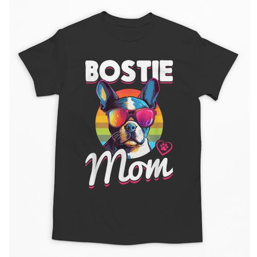 Boston Terrier Bostie Dog Breed Pet Bostie Mom Unisex T-Shirt - Bostonterriersmerch.com CA