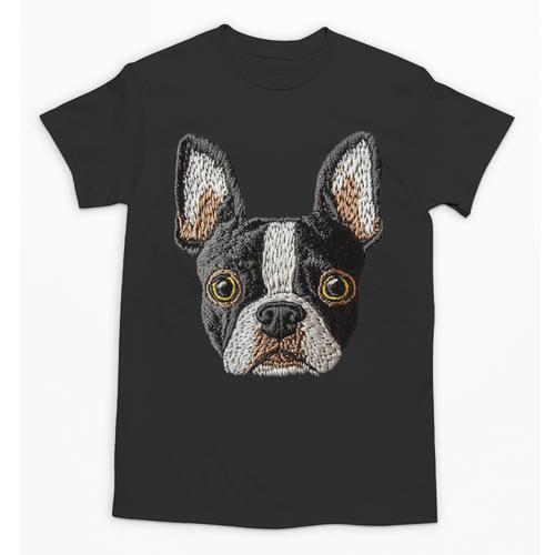 Boston Terrier Cute Puppy Face Dog Lover Pet Owner Unisex T-Shirt - Bostonterriersmerch.com