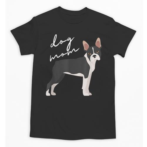 Boston Terrier Dog Mom Woman Women Unisex T-Shirt - Bostonterriersmerch.com