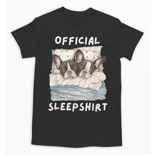 Boston Terrier Dog Official Sleepshirt Pajamas Nightgown Men Women Girls Kids Unisex T-Shirt - Bostonterriersmerch.com
