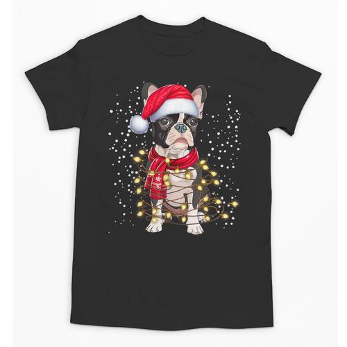 Boston Terrier Dog Ugly Christmas Dog Xmas For Men Women Kids Unisex T-Shirt - Bostonterriersmerch.com