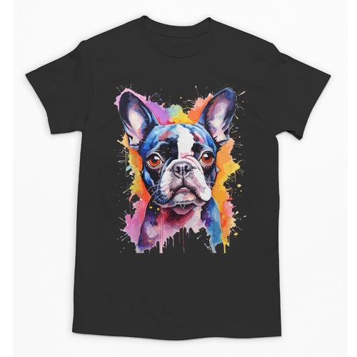 Boston Terrier Lover Pop Art Color Boston Terrier Dog For Men Women Girls Kids Unisex T-Shirt - Bostonterriersmerch.com