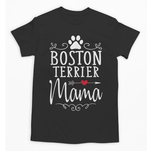 Boston Terrier Mama Boston Terrier Lover Shirt Unisex T-Shirt - Bostonterriersmerch.com