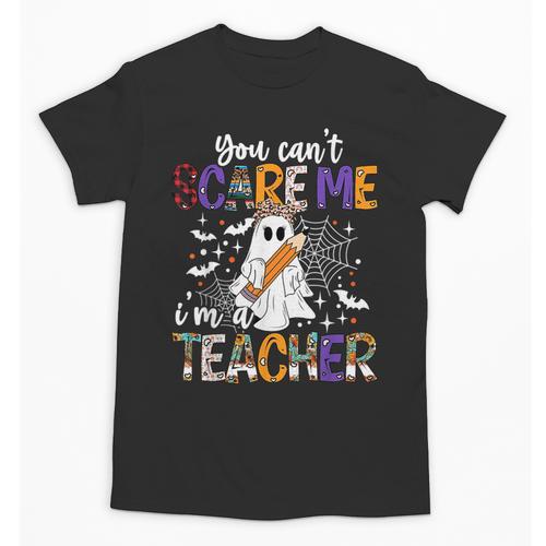 You Can't Scare Me I'm A Teacher Halloween Costume Unisex T-Shirt - teacherstshirts.com DE