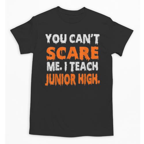 You Can't Scare Me I Teach Junior High Teacher Shirt For Men Women Unisex T-Shirt - teacherstshirts.com