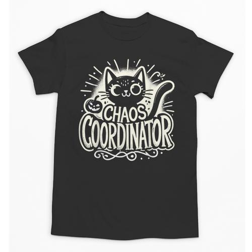 Cat Chaos Coordinator For Women Mom Halloween Teacher Unisex T-Shirt - teacherstshirts.com CA