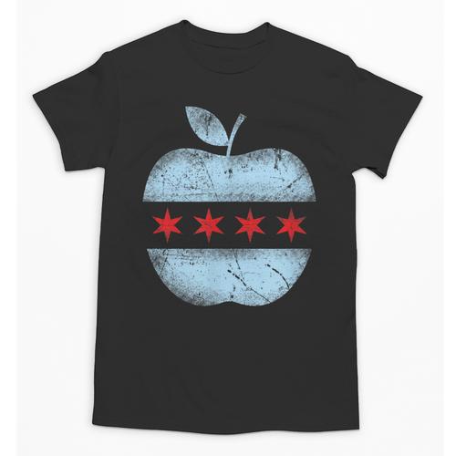 Chicago Flag Teacher School Cute Unisex T-Shirt - teacherstshirts.com DE