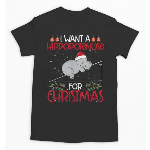 Christmas Math Teacher Hypotenuse Math Hippotenuse Men Women Unisex T-Shirt - teacherstshirts.com CA