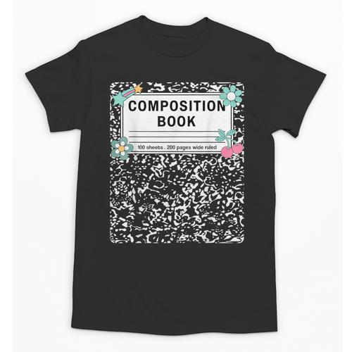 Composition Book Notebook Teachers Matching Group Halloween Unisex T-Shirt - teacherstshirts.com AU