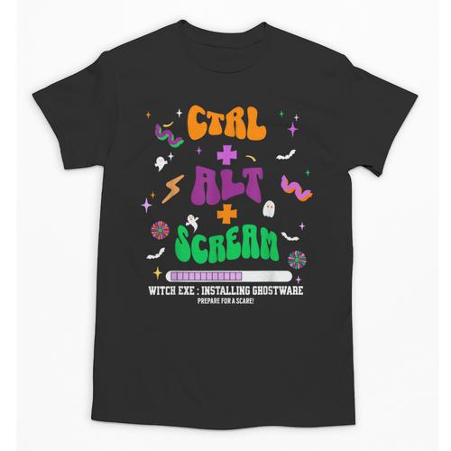 Computer Teacher Spooky Halloween Technology STEM Engineer Unisex T-Shirt - teacherstshirts.com AU