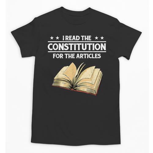 Cool History Teacher Read The Constitution For The Articles Unisex T-Shirt - teacherstshirts.com UK