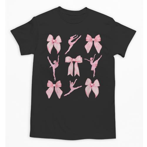 Coquette Bow Ballet Dance Teacher Coquette Women Dancing Unisex T-Shirt - teacherstshirts.com UK