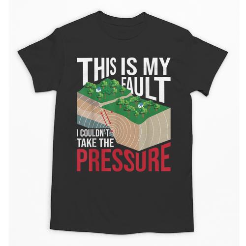 Couldn't Take The Pressure Geology Earth Science Teacher Unisex T-Shirt - teacherstshirts.com