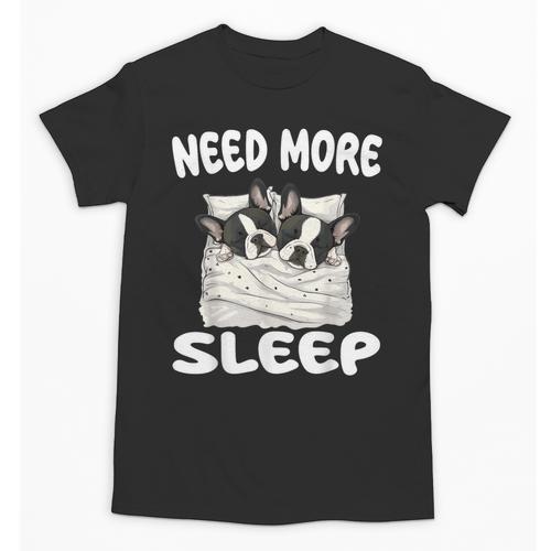 Cute Boston Terrier Need More Sleep Pajamas Nightgown Unisex T-Shirt - Bostonterriersmerch.com