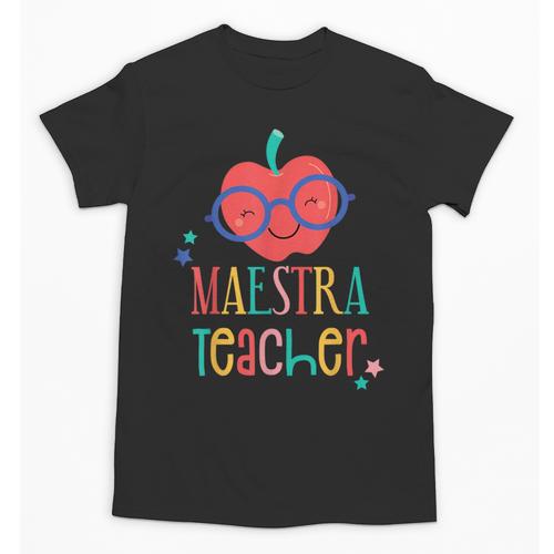 Cute Maestra Teacher Unisex T-Shirt - teacherstshirts.com DE