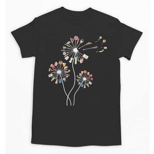 Dandelion Art Shirt For Artist Or Art Teacher Creative Art Unisex T-Shirt - teacherstshirts.com UK