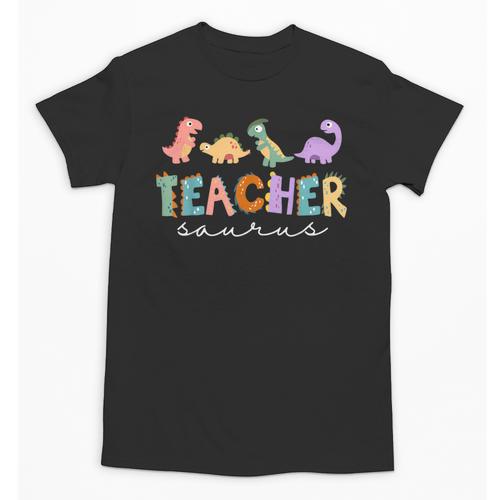 Dinosaur Teacher Teachersaurus Rex Dino Unisex T-Shirt - teacherstshirts.com