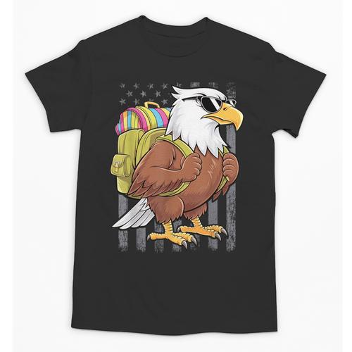 Eagle First Day Of School Teacher Back To School Eagle Unisex T-Shirt - teacherstshirts.com AU