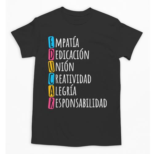 Educar Bilingual Spanish Teacher Unisex T-Shirt - teacherstshirts.com