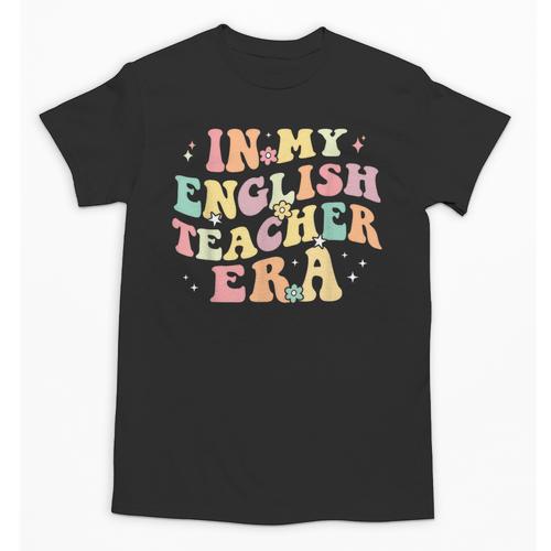 In My English Teacher Era Retro Back To School Literature Men Women Unisex T-Shirt - teacherstshirts.com CA