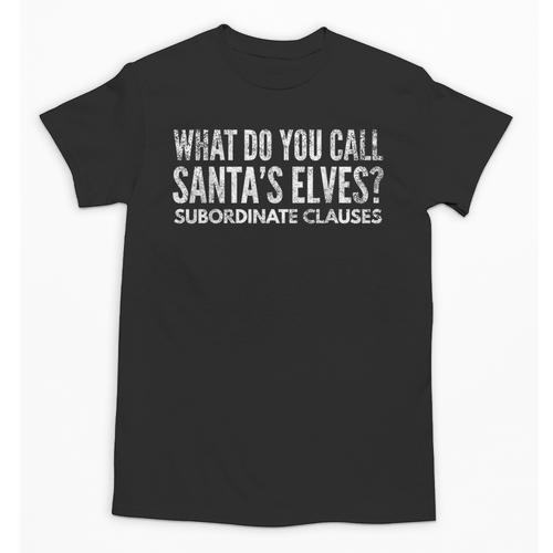 English Teacher About Grammar And Christmas Unisex T-Shirt - teacherstshirts.com