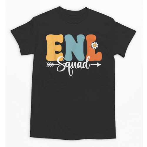 ENL Squad Back To School Teachers Students ENL Crew Men Women Girls Kids Unisex T-Shirt - teacherstshirts.com UK