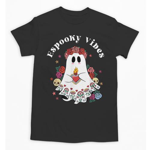 Espooky Vibes Maestra Halloween Spanish Mexican Teacher Unisex T-Shirt - teacherstshirts.com AU