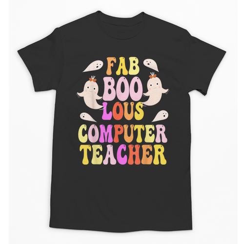 Faboolous COMPUTER TEACHER Costume This Is My Spooky Mom Dad Unisex T-Shirt - teacherstshirts.com