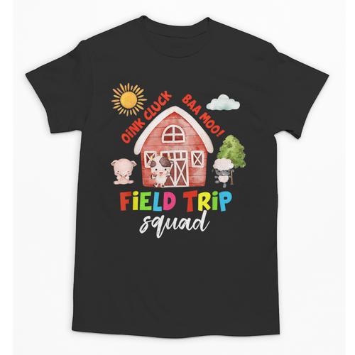 Farm Field Trip Squad Field Day 2025 Teachers Students Unisex T-Shirt - teacherstshirts.com UK
