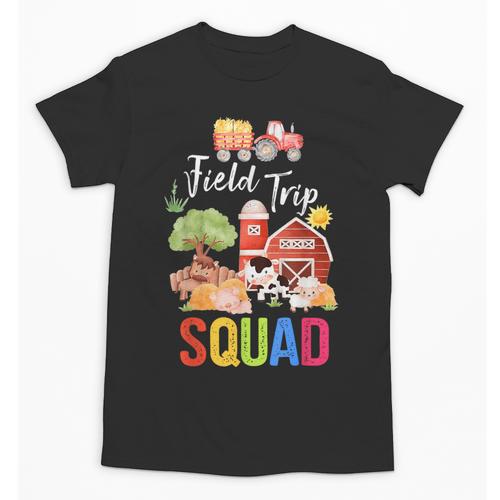Farm Trip Field Trip Squad Farm Visit Teachers Students Unisex T-Shirt - teacherstshirts.com UK