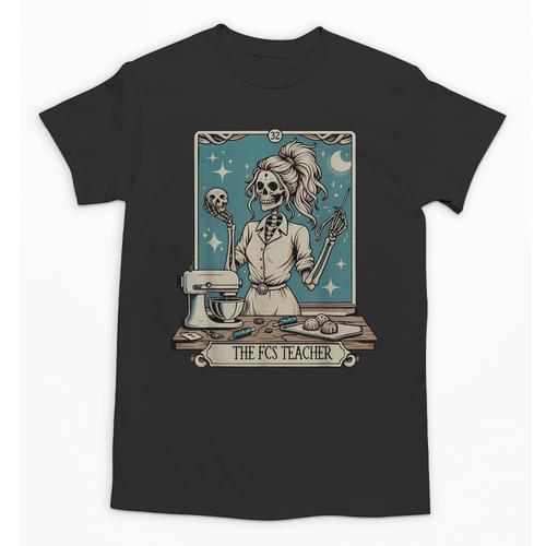 FCS Teacher Skeleton Halloween Family And Consumer Science Unisex T-Shirt - teacherstshirts.com DE