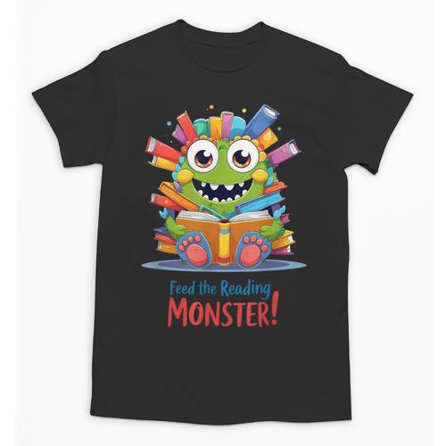 Feed The Reading Monster Halloween Teacher Unisex T-Shirt - teacherstshirts.com AU