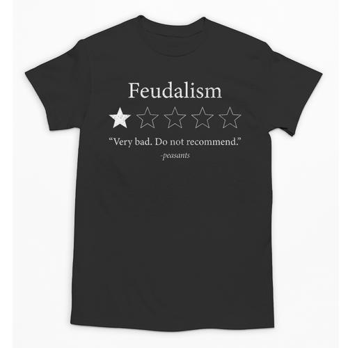 Feudalism Review World History AP History Teacher Unisex T-Shirt - teacherstshirts.com CA