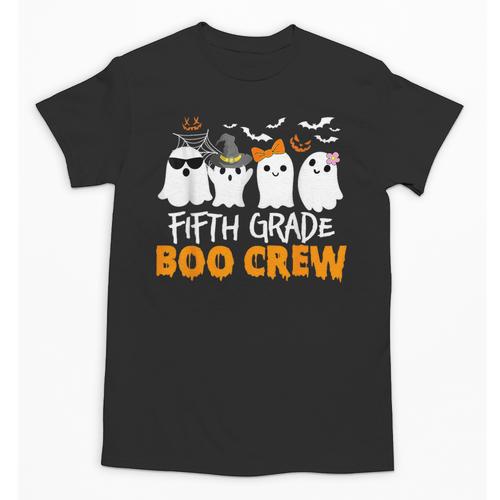 Fifth Grade Boo Crew Halloween Teacher Costume Unisex T-Shirt - teacherstshirts.com AU