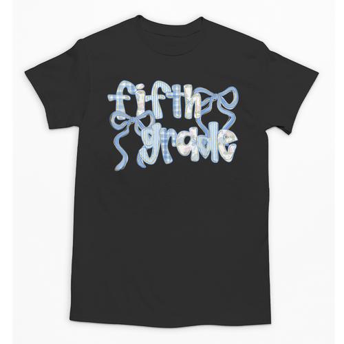 Fifth Grade Team Coquette Bow 5th Grade Teacher Girl Kid Unisex T-Shirt - teacherstshirts.com UK